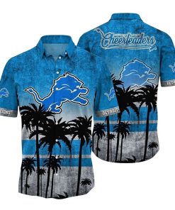 NFL Hawaiian Shirt - Detroit Lions Hawaiian Shirt Vintage for Men & Women - Customized Hawaiian Shirt