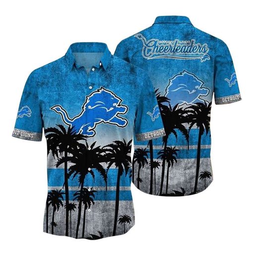 NFL Hawaiian Shirt – Detroit Lions Hawaiian Shirt Vintage for Men & Women – Customized Hawaiian Shirt