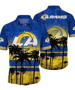 NFL Hawaiian Shirt - Los Angeles Rams Hawaiian Shirt Vintage for Men & Women - Customized Hawaiian Shirt