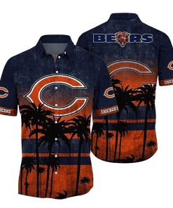 NFL Hawaiian Shirt - Chicago Bears Hawaiian Shirt Vintage for Men & Women - Customized Hawaiian Shirt