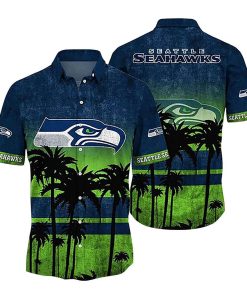 Seattle Seahawks NFL Mickey Mouse Custom Name Hawaiian Shirt