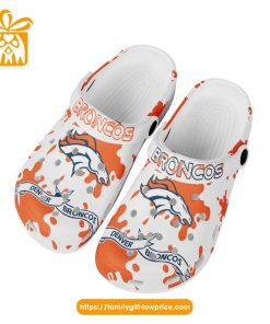 NFL Crocs - Denver Broncos Crocs Clog Shoes for Men & Women - Custom Crocs Shoes