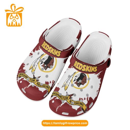 NFL Crocs – Washington Commanders Crocs Clog Shoes for Men & Women – Custom Crocs Shoes