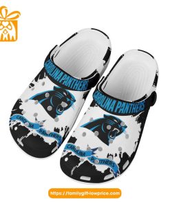 NFL Crocs - Carolina Panthers Crocs Clog Shoes for Men & Women - Custom Crocs Shoes