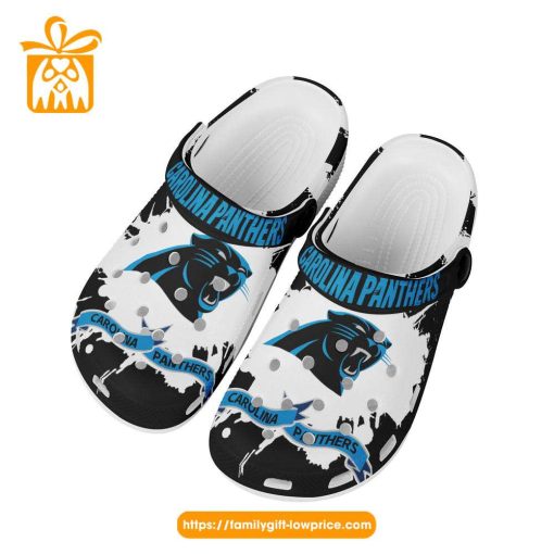 NFL Crocs – Carolina Panthers Crocs Clog Shoes for Men & Women – Custom Crocs Shoes