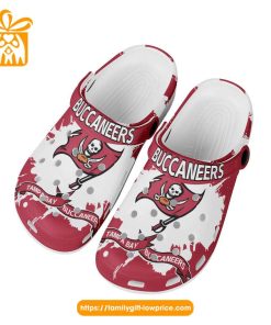 NFL Crocs - Tampa Bay Buccaneers Crocs Clog Shoes for Men & Women - Custom Crocs Shoes