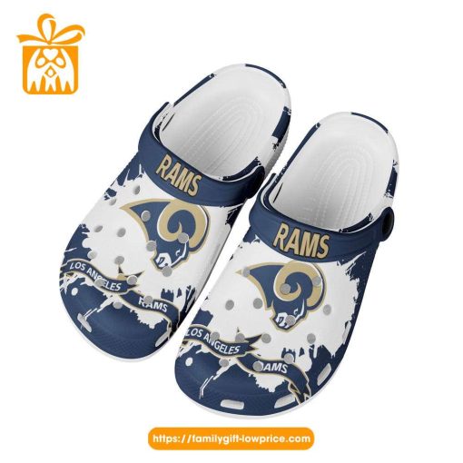 NFL Crocs – Los Angeles Rams Crocs Clog Shoes for Men & Women – Custom Crocs Shoes