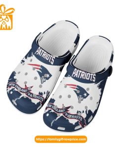 NFL Crocs - New England Patriots Crocs Clog Shoes for Men & Women - Custom Crocs Shoes