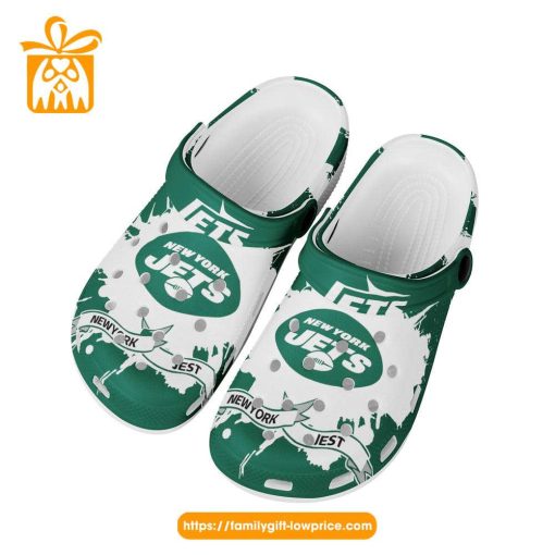 NFL Crocs – New York Jets Crocs Clog Shoes for Men & Women – Custom Crocs Shoes