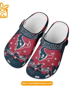 NFL Crocs - Houston Texans Crocs Clog Shoes for Men & Women - Custom Crocs Shoes