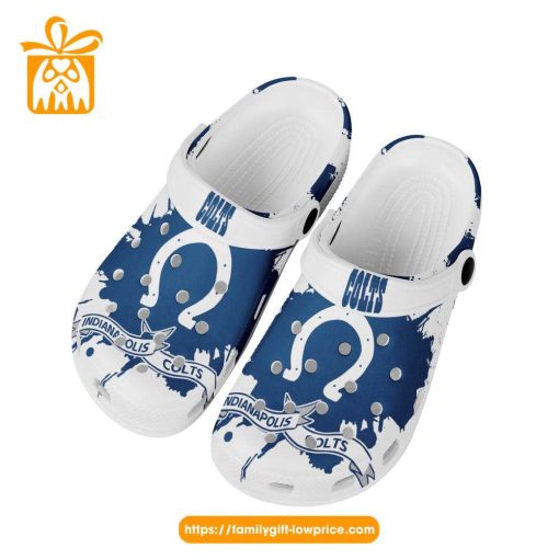 NFL Crocs – Indianapolis Colts Crocs Clog Shoes for Men & Women – Custom Crocs Shoes