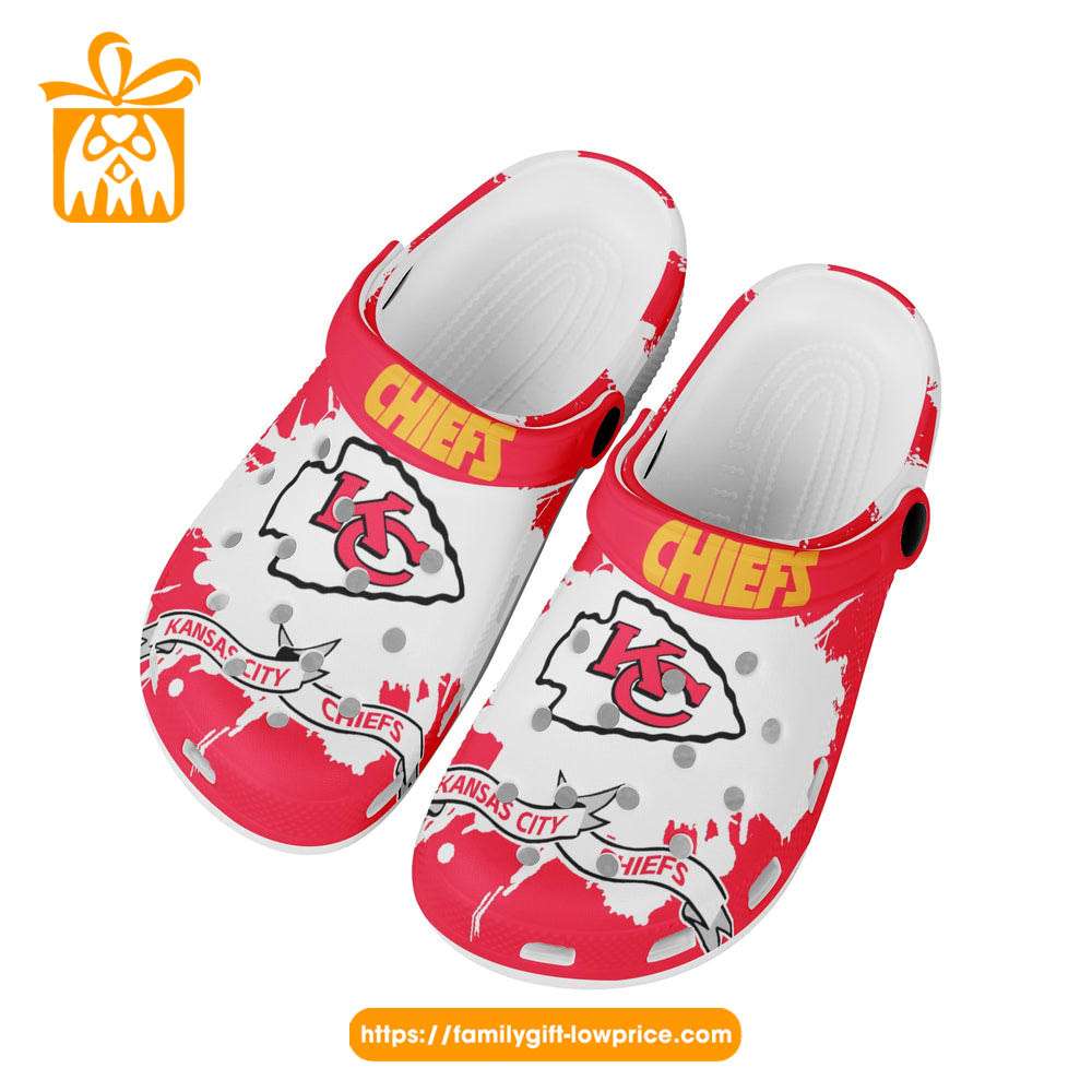 Kansas City Chiefs Nfl Custom Name Crocs Clog Shoes - 365crocs