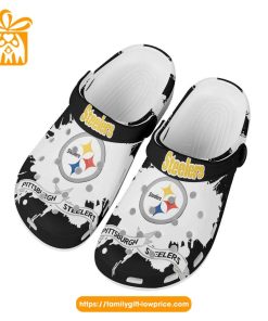 NFL Crocs - Pittsburgh Steelers Crocs Clog Shoes for Men & Women - Custom Crocs Shoes