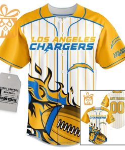NFL Baseball Jersey – Chargers Baseball Jersey TShirt – Personalized Baseball Jerseys