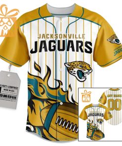 NFL Baseball Jersey - Jacksonville Jaguars Baseball Jersey TShirt - Personalized Baseball Jerseys