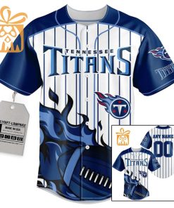 NFL Baseball Jersey – Tennessee Titans Baseball Jersey TShirt – Personalized Baseball Jerseys