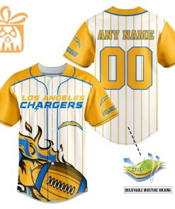 NFL Baseball Jersey - Chargers Baseball Jersey TShirt - Personalized Baseball Jerseys