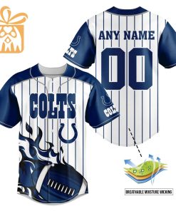 NFL Baseball Jersey - Colts Baseball Jersey TShirt - Personalized Baseball Jerseys