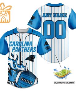 NFL Baseball Jersey - Carolina Panthers Baseball Jersey TShirt - Personalized Baseball Jerseys