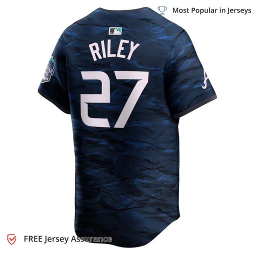 Men’s National League Austin Riley Jersey, Nike Royal 2023 MLB All Star Jersey – Best MLB Jerseys