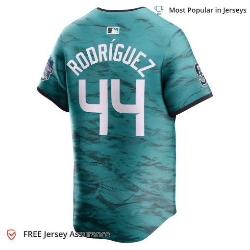 Men’s American League Julio Rodriguez All Star Jersey, Nike Teal 2023 MLB All Star Jersey – Best MLB Jerseys