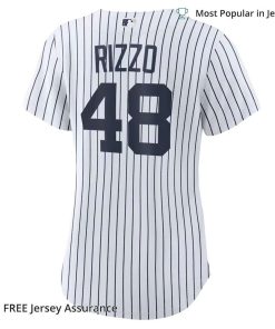 Women's Rizzo Yankees Jersey, Nike White Home Official MLB Replica Jersey - Best MLB Jerseys