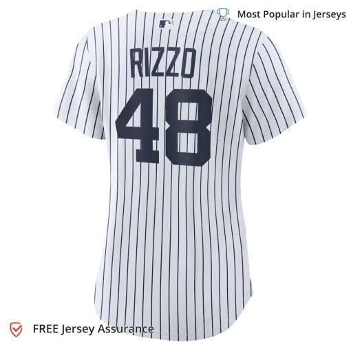 Women’s Rizzo Yankees Jersey, Nike White Home Official MLB Replica Jersey – Best MLB Jerseys