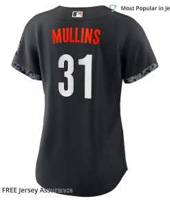 Women's Baltimore Orioles Cedric Mullins Jersey, Nike Black 2023 City Connect MLB Replica Jersey - Best MLB Jerseys