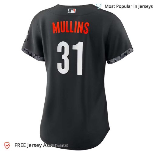 Women’s Baltimore Orioles Cedric Mullins Jersey, Nike Black 2023 City Connect MLB Replica Jersey – Best MLB Jerseys