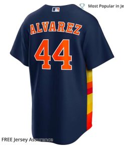 Men's Astros Jersey Yordan Alvarez, Nike Navy Alternate MLB Replica Jersey - Best MLB Jerseys