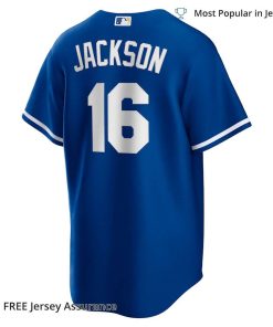 Men's Kansas City Royals Bo Jackson Royals Jersey, Nike Royal Alternate Cooperstown Collection MLB Replica Jersey - Best MLB Jerseys