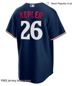 Men's Minnesota Twins Max Kepler Jersey, Nike Navy Alternate MLB Replica Jersey - Best MLB Jerseys