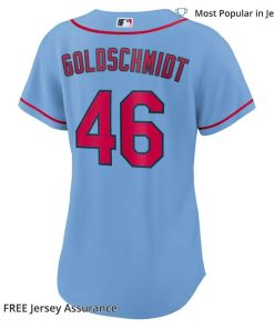 Women's St. Louis Cardinals Goldschmidt Jersey, Nike Light Blue Alternate MLB Replica Jersey - Best MLB Jerseys