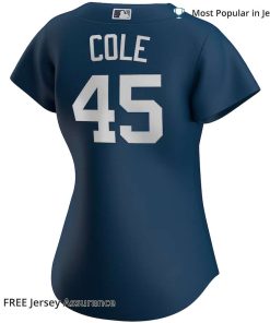 Women's New York Yankees Gerrit Cole Jersey, Nike Navy Alternate MLB Replica Jersey - Best MLB Jerseys