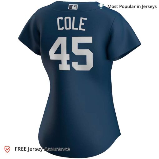 Women’s New York Yankees Gerrit Cole Jersey, Nike Navy Alternate MLB Replica Jersey – Best MLB Jerseys