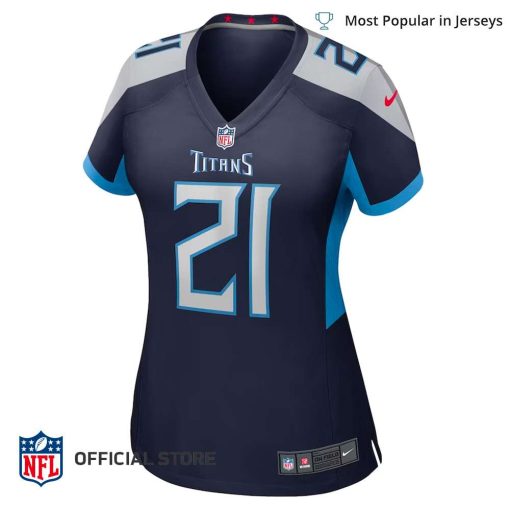 NFL Jersey Women’s Tennessee Titans Roger Mccreary Jersey, Nike Navy Game Player Jersey