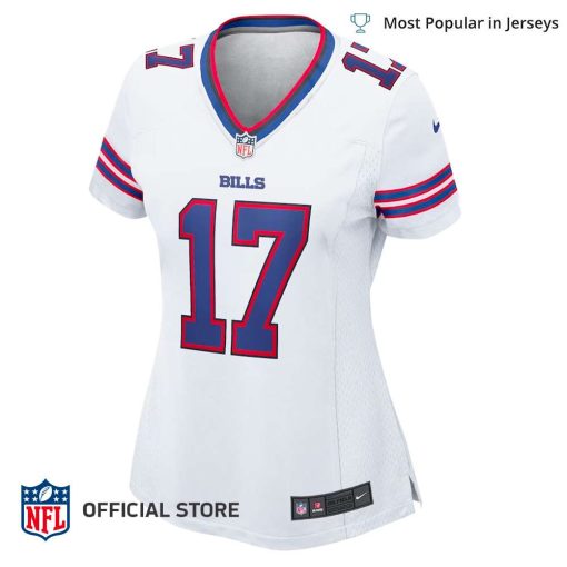 NFL Jersey Women’s Buffalo Bills Josh Allen Jersey, Nike White Game Player Jersey