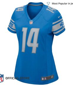 NFL Jersey Women's Detroit Lions Amon Ra St Brown Jersey Blue Game Player Jersey