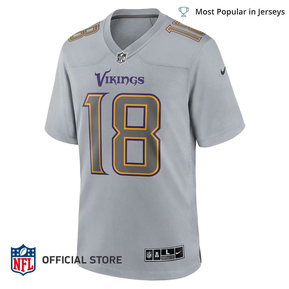 NFL Jersey Men's Minnesota Vikings Justin Jefferson Color Rush