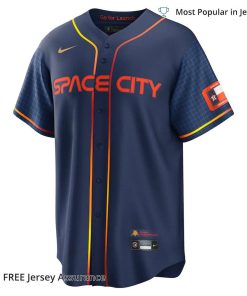 Men's Astros Bregman Jersey, Nike Navy 2022 City Connect MLB Replica Jersey - Best MLB Jerseys