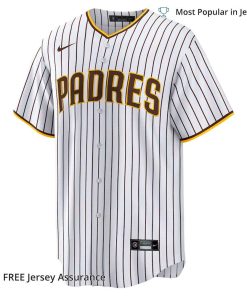 Men's Soto Jersey Padres, Nike White/Brown Home MLB Replica Jersey - Best MLB Jerseys