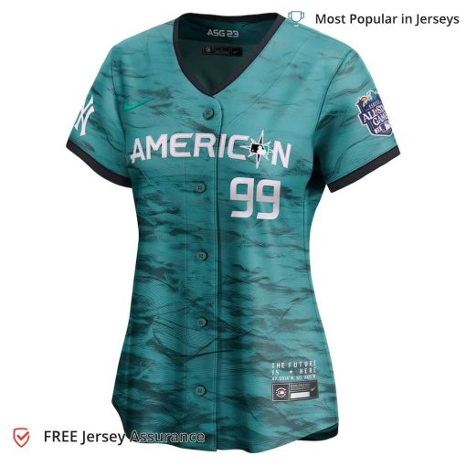 Women’s American League Judge All Star Jersey, Nike Teal 2023 MLB All Star Jersey – Best MLB Jerseys