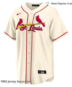 Men's St. Louis Cardinals Molina Cardinals Jersey, Nike Cream Alternate MLB Replica Jersey - Best MLB Jerseys