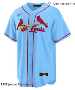 Men's St. Louis Cardinals Molina Cardinals Jersey, Nike Light Blue Alternate MLB Replica Jersey - Best MLB Jerseys