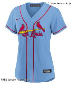 Women's St. Louis Cardinals Goldschmidt Jersey, Nike Light Blue Alternate MLB Replica Jersey - Best MLB Jerseys