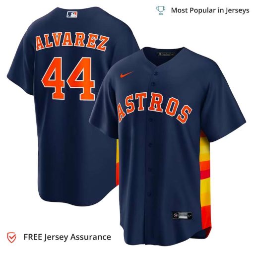 Men’s Astros Jersey Yordan Alvarez, Nike Navy Alternate MLB Replica Jersey – Best MLB Jerseys