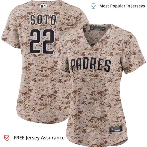 Women’s Soto Jersey Padres, Nike Camo USMC Alternate MLB Replica Jersey – Best MLB Jerseys