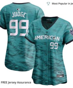 Women’s American League Judge All Star Jersey, Nike Teal 2023 MLB All Star Jersey – Best MLB Jerseys