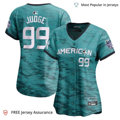 Women’s American League Judge All Star Jersey, Nike Teal 2023 MLB All Star Jersey – Best MLB Jerseys