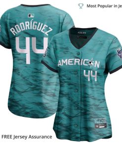 Women’s American League Julio Rodriguez All Star Jersey, Nike Teal 2023 MLB All Star Jersey – Best MLB Jerseys